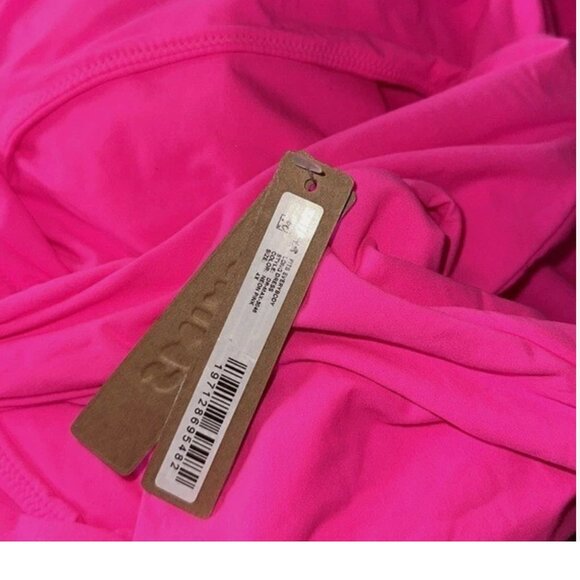 NWT SKIMS FITS EVERYBODY CUTOUT LONG DRESS IN LIMITED EDITION NEON PINK 4X - Picture 11 of 11
